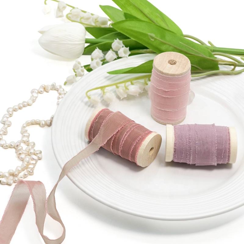 25mm/38mm Custom Silk Organza Ribbon